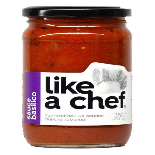 Томатный соус Basilico Like a chef 350 г в Мария-Ра