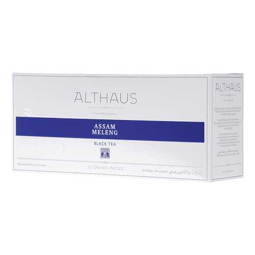 Чай Althaus Assam Meleng черный байховый в пакетиках 20*4 г в Мария-Ра