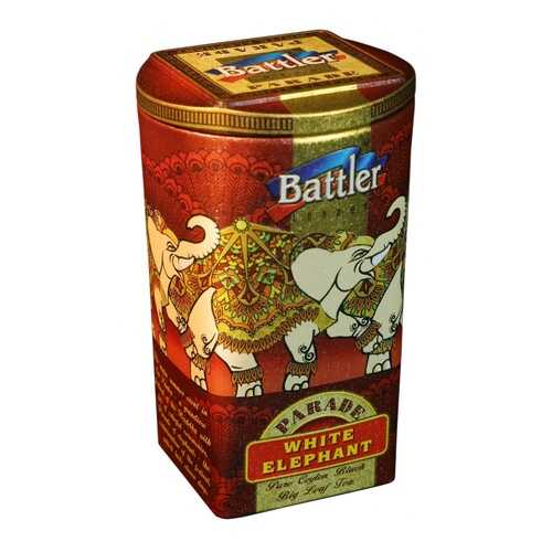 Чай Battler парад слонов белых черный листовой pekoe 100 г в Мария-Ра