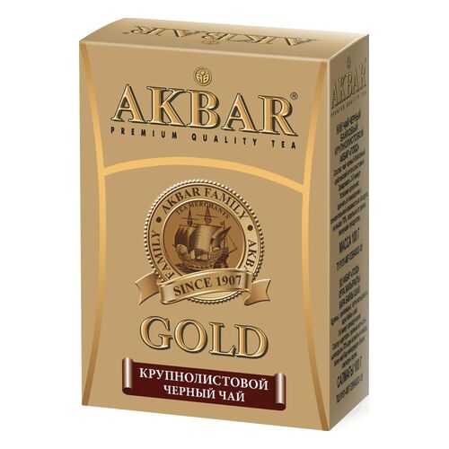 Чай черный Akbar gold крупнолистовой 100 г в Мария-Ра
