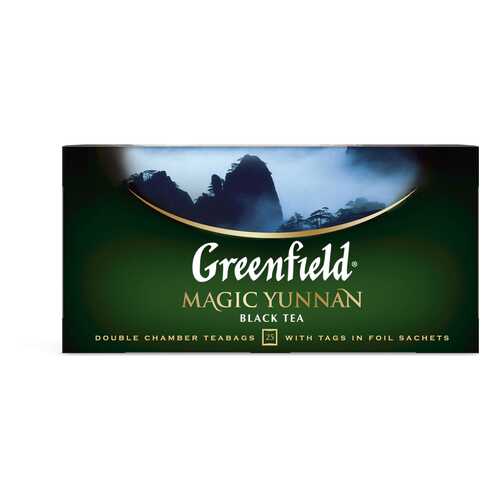 Чай черный Greenfield Magic Yunnan 25 пакетиков в Мария-Ра