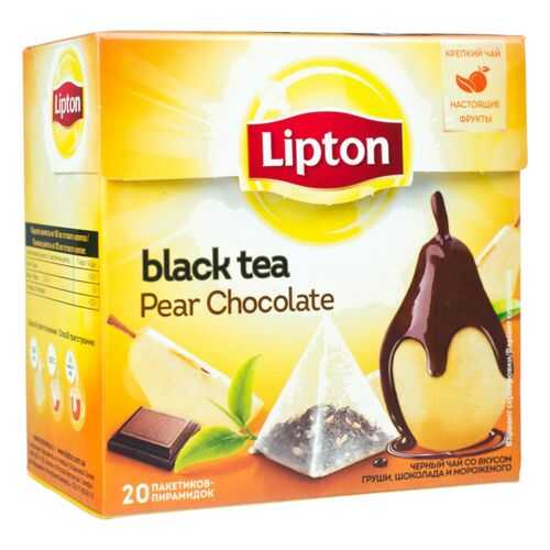 Чай черный Lipton pear chocolate 20 пакетиков в Мария-Ра