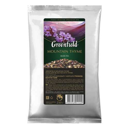 Чай черный листовой Greenfield Mountain Thyme 250 г в Мария-Ра
