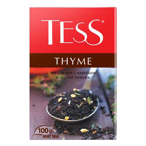 Чай черный листовой Tess Thyme 100 г в Мария-Ра