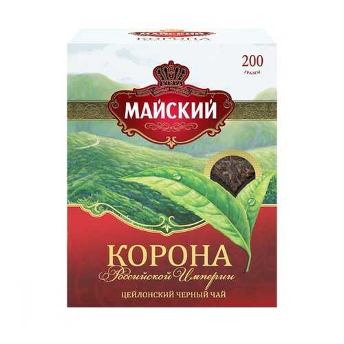 Чай черный Майский корона Российской Империи листовой 200 г в Мария-Ра