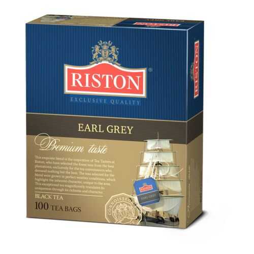 Чай черный Riston earl grey 100 пакетиков в Мария-Ра