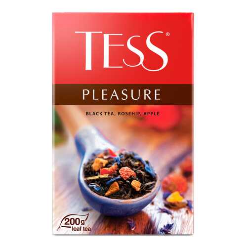 Чай черный Tess pleasure с шиповником и яблоком 200 г в Мария-Ра
