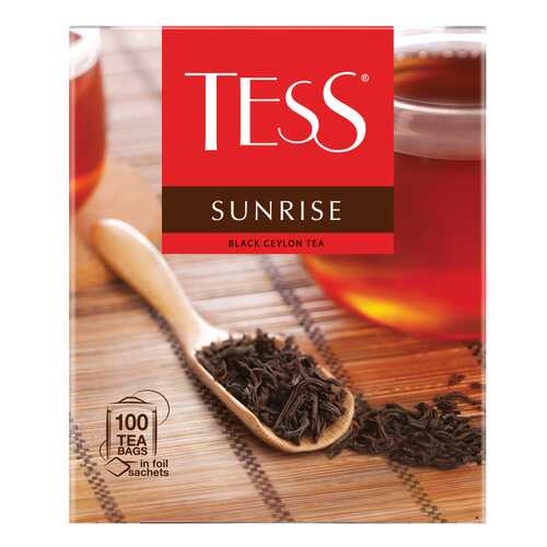 Чай черный Tess Sunrise 100 пакетиков в Мария-Ра
