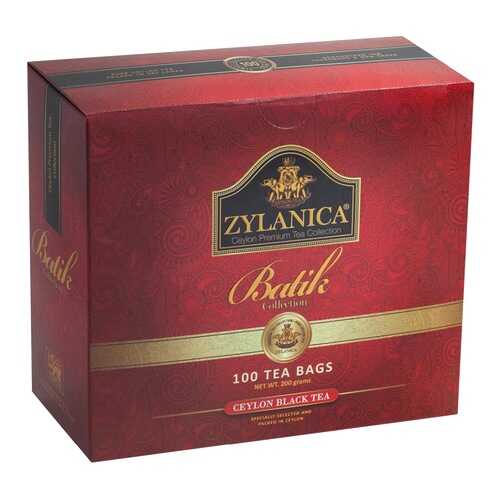 Чай черный Zylanica batik design 100 пакетиков в Мария-Ра