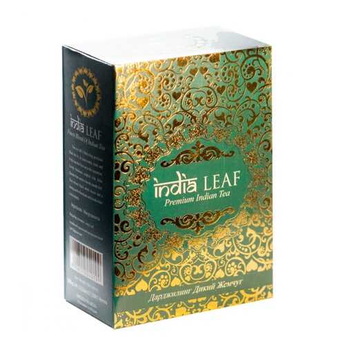 Чай India leaf Дарджилинг дикий жемчуг, черный круполистовой, 100 гр в Мария-Ра