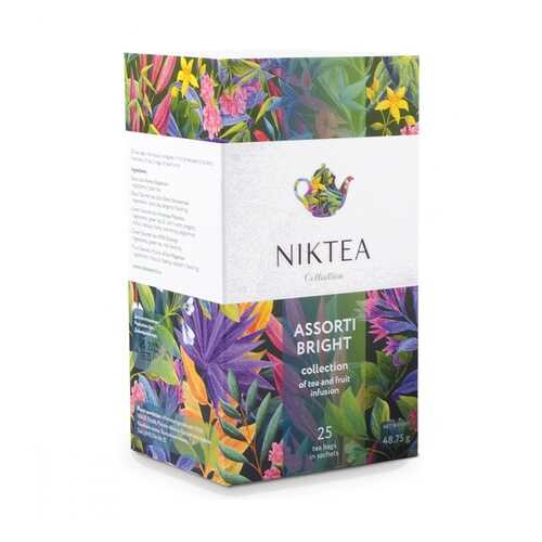 Чай Niktea Assorti Bright ассорти 25 пакетиков в Мария-Ра