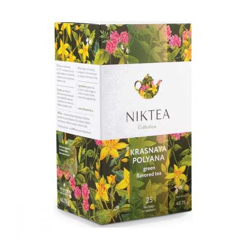Чай Niktea Krasnaya Polyana зеленый с добавками 25 пакетиков в Мария-Ра