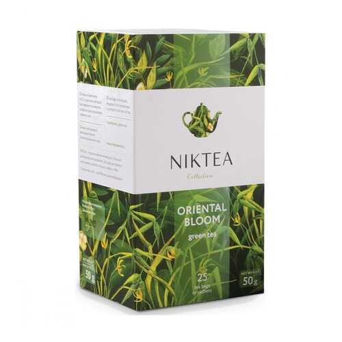 Чай Niktea Oriental Bloom зеленый 25 пакетиков в Мария-Ра