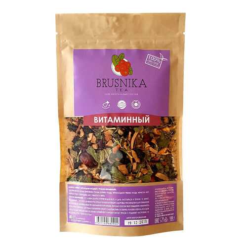 Чай плодово-ягодный с травами BrusnikaTea витаминный в Мария-Ра