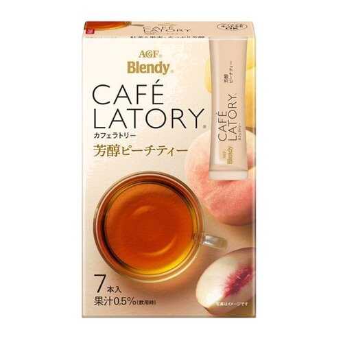Чай растворимый AGF Cafe Latory Бленди персиковый в стиках 6*11 г в Мария-Ра