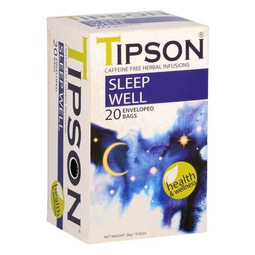 Чай Tipson Sleep well, травяной, 20 пакетиков в Мария-Ра