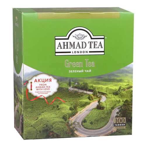Чай зеленый Ahmad Tea 100 пакетиков в Мария-Ра