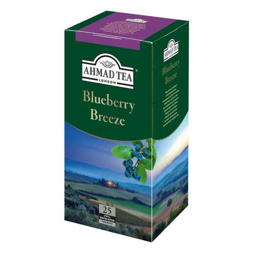 Чай зеленый Ahmad Tea blueberry breeze 25 пакетиков в Мария-Ра