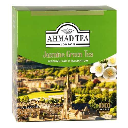 Чай зеленый Ahmad Tea с жасмином 100 пакетиков в Мария-Ра