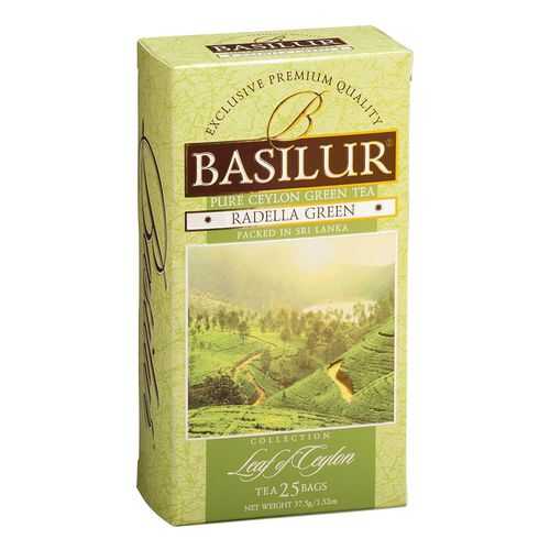 Чай зеленый Basilur radella green 25 пакетиков в Мария-Ра