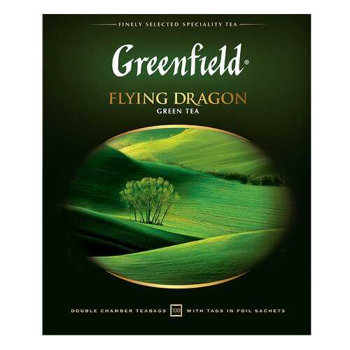 Чай зеленый Greenfield Flying Dragon 100 пакетиков в Мария-Ра