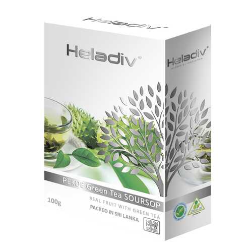 Чай зеленый листовой Heladiv soursop green tea 100 г в Мария-Ра