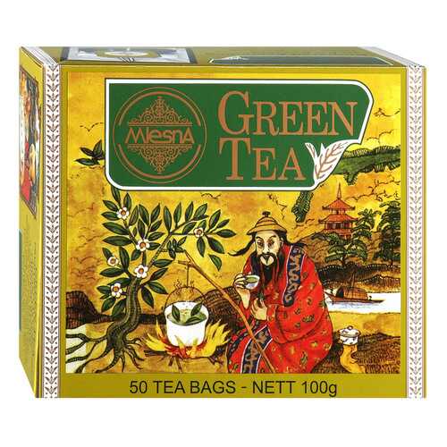 Чай зеленый Mlesna Green Tea, 50 пак*2г Шри-Ланка в Мария-Ра