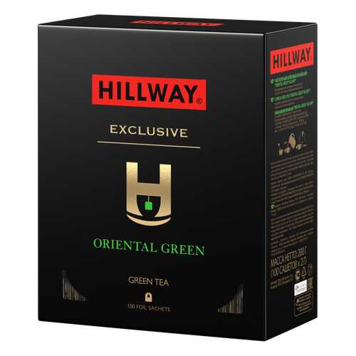 Чай зеленый «Oriental Green» т.з. “HILLWAY” в сашетах 2г*100*12 в Мария-Ра