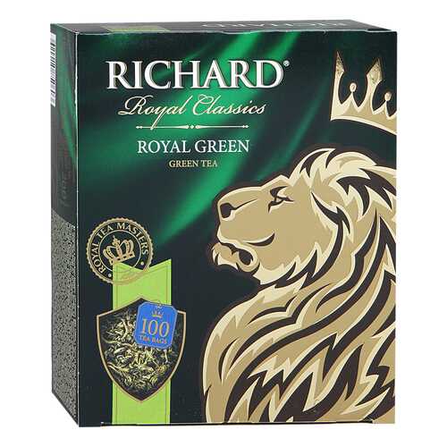 Чай зеленый Richard royal green 100 пакетиков в Мария-Ра