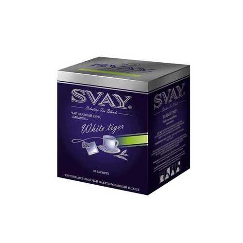 Чай зеленый Svay white tiger молочный улун 20 пакетиков в Мария-Ра