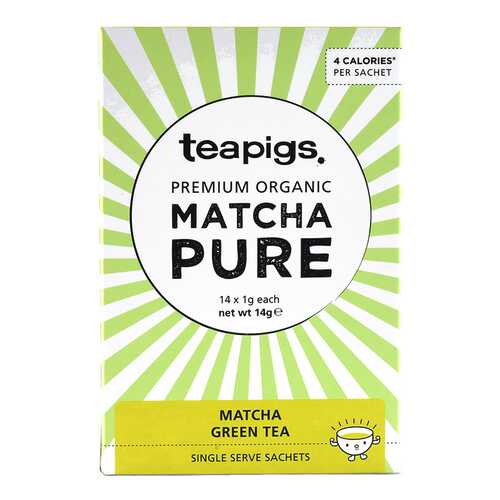 Чай зеленый Teapigs матча organic 14*1 г в Мария-Ра