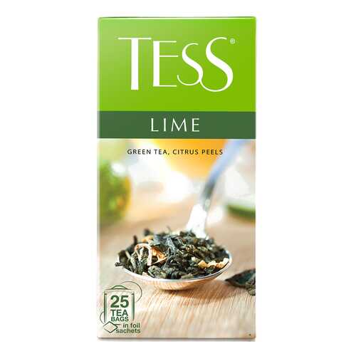 Чай зеленый Tess Lime 25 пакетиков в Мария-Ра