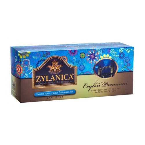 Чай Zylanica Ceylon Premium черный байховый с бергамотом 25 пакетиков в Мария-Ра