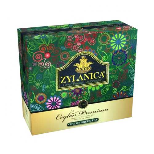 Чай Zylanica Ceylon Premium зеленый 100 пакетиков в Мария-Ра