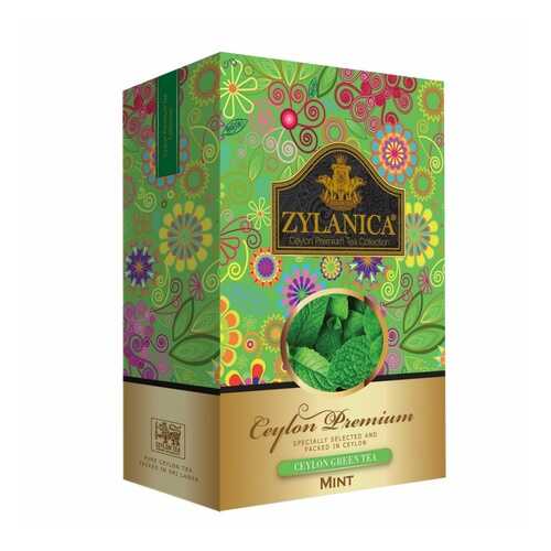 Чай Zylanica Ceylon Premium зеленый листовой с мятой 100 г в Мария-Ра