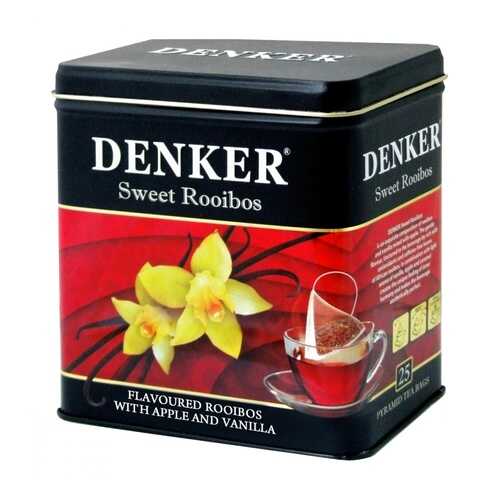 Чайный напиток Denker Sweet Roibos ройбуш с добавками 25 пирамидок в Мария-Ра