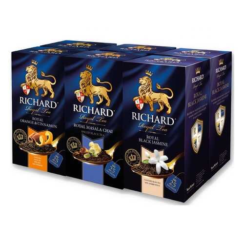 Набор чая Richard Orange & Cinnamon, Masala Chai, Black Jasmine 26*5 пакетиков в Мария-Ра