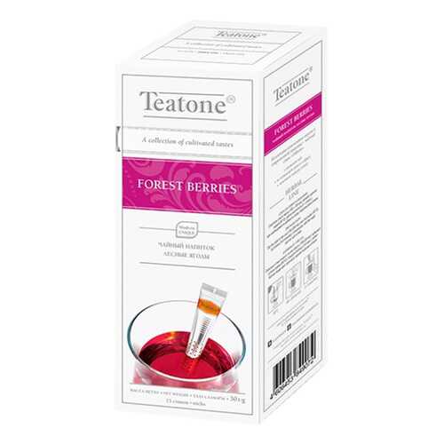 Напиток чайный Teatone forest berries лесные ягоды в стиках 15 пакетиков в Мария-Ра