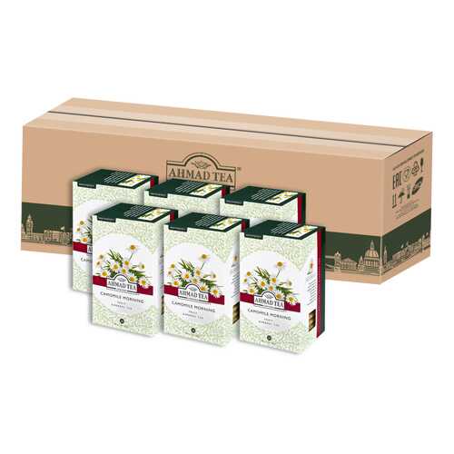 Травяной чай Ahmad Tea ромашка-лимонный сорго Камомайл монинг в пакетиках 20х1,5г - 6 штук в Мария-Ра