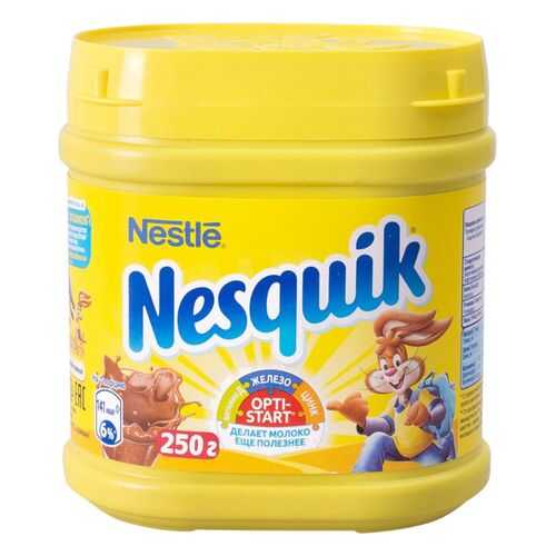 Какао-напиток Nesquik opti-start быстрорастворимый в банке 250 г в Мария-Ра