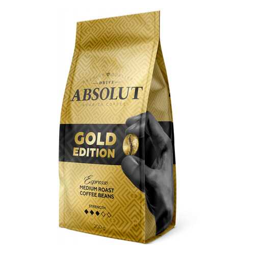 Кофе Absolut Drive Gold Edition в зернах 200 г в Мария-Ра