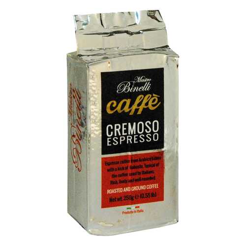Кофе Mastro Binelli Сremoso Espresso молотый 250 г в Мария-Ра