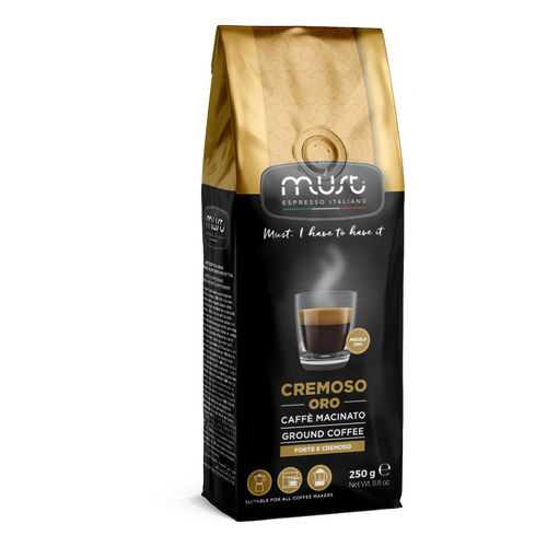 Кофе молотый Must cremoso oro 250 г в Мария-Ра