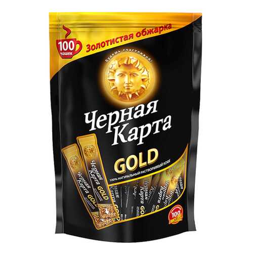 Кофе растворимый Черная карта gold 2 г 100 штук в Мария-Ра