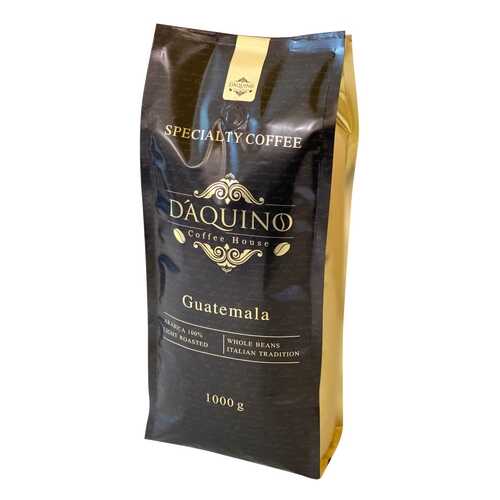 Кофе в зернах DAQUINO 100% светлая обжарка Арабика Гватемала Спешиалти (Specialty) 1000 г в Мария-Ра