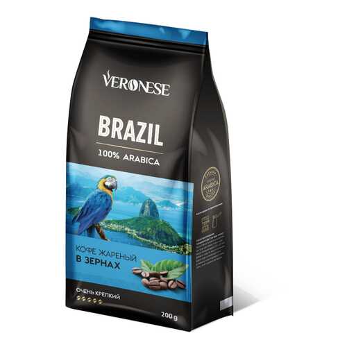 Кофе в зернах Veronese Brazil 200 г в Мария-Ра
