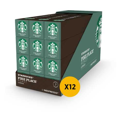 STARBUCKS Pike Place Roast кофе молотый в капсулах для системы Nespresso, 12 шт в Мария-Ра