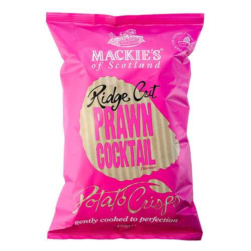Чипсы картофельные Mackie's рифленые с креветками 150 г в Мария-Ра