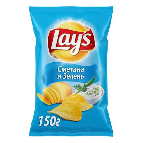 Картофельные чипсы Lay's сметана и зелень 150 г в Мария-Ра