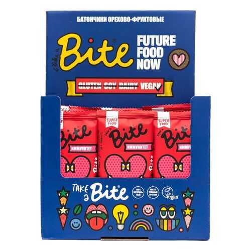Батончик орехово-фруктовый Take a Bite клюква-тыквенные семечки 45 г в Мария-Ра